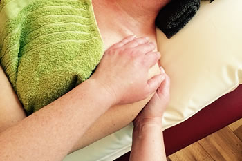 Warm-waterkussen massage